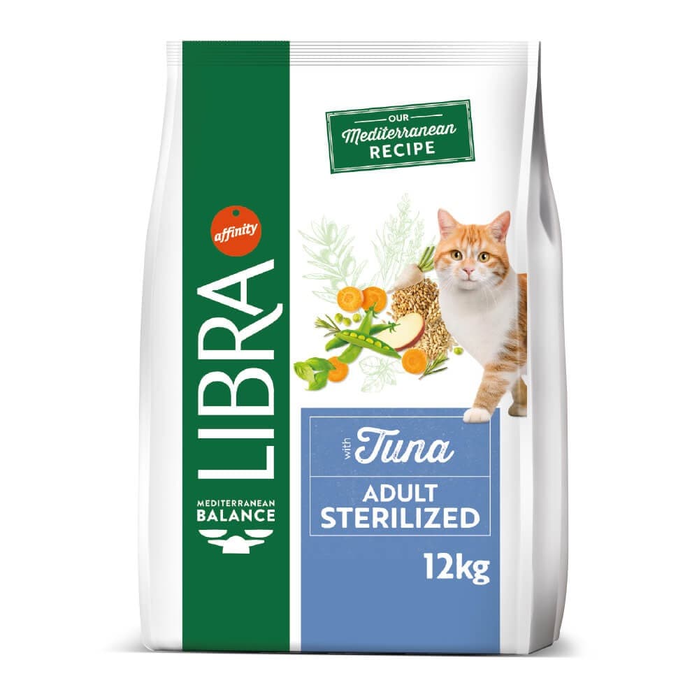Libra Sterilized Gato Atum - ração seca para gato adulto esterilizado com atum - Conceito Animal