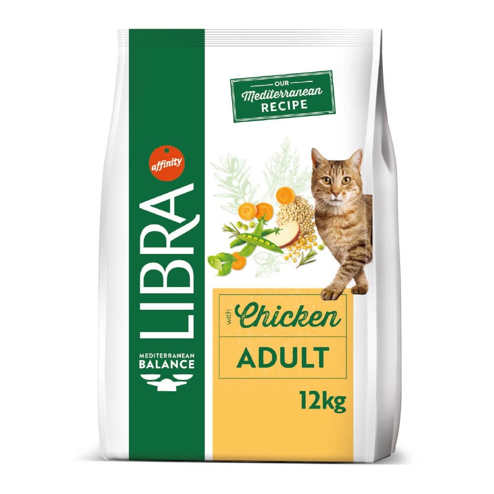 Libra Ração Gato Adulto Frango - Ração para gatos adultos - Conceito Animal