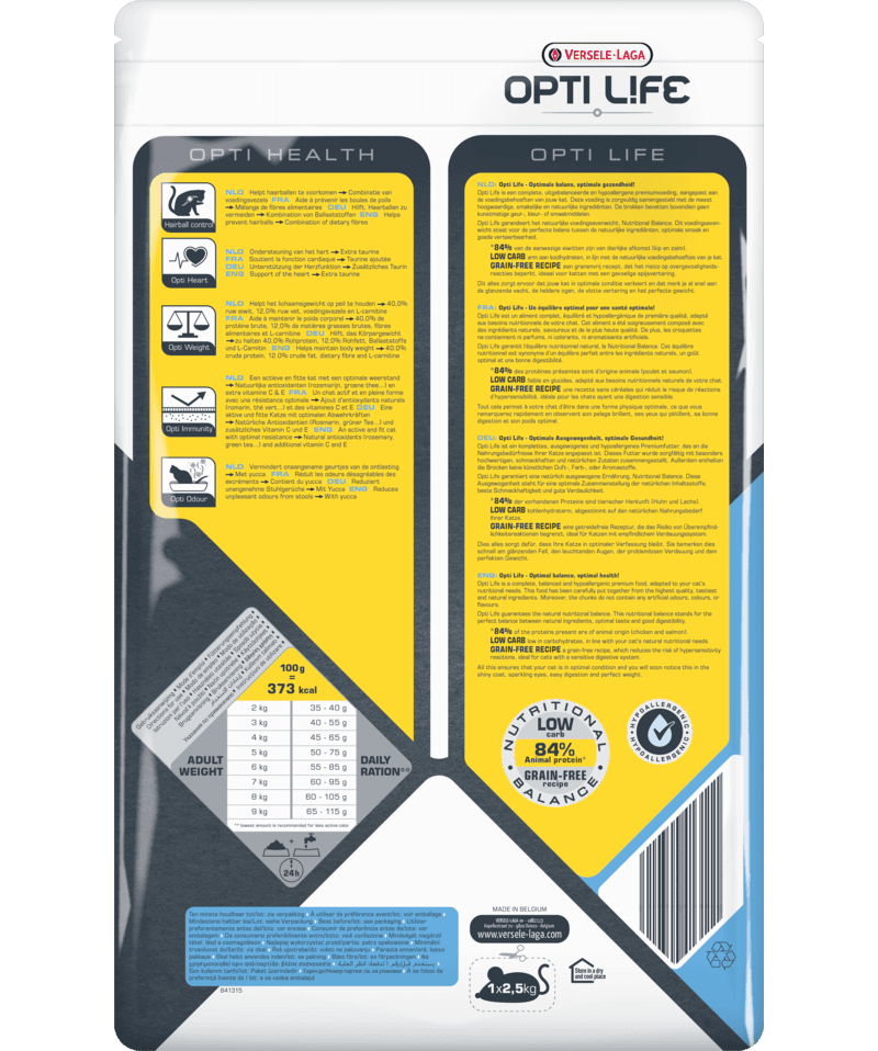 Opti Life Cat - ADULT STERILISED/LIGHT CHICKEN - 2