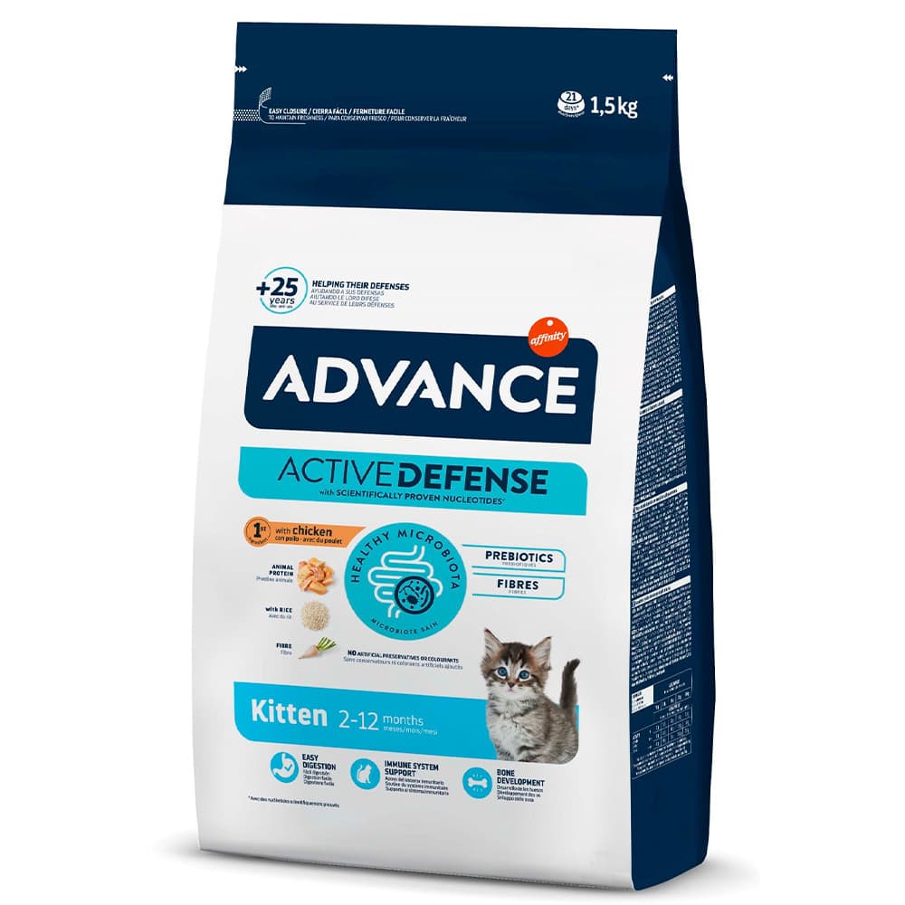Advance Kitten Frango Arroz - ração super-premium para gatinhos - Conceito Animal