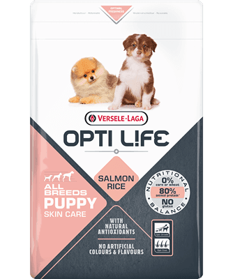 Opti Life Puppy Sensitive Cachorro Salmão - Ração Versele-Laga para cães jovens com sensibilidade digestiva - Conceito Animal