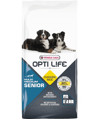 Opti Life Cão Medium Maxi Senior - Ração para cães seniores médios e grandes - Conceito Animal
