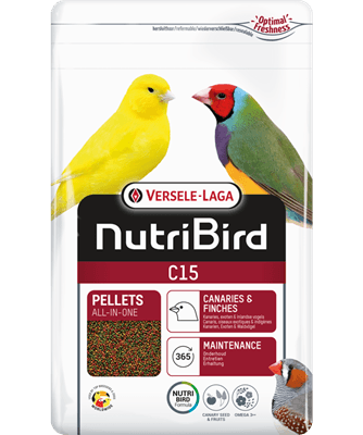 Nutribird C15 granulado para canários e exóticos - Conceito Animal