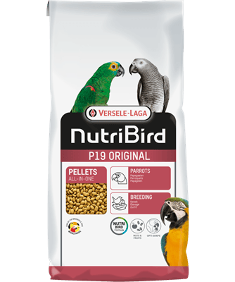 Nutribird P19 ORIGINAL pellets para reprodução de papagaios - Conceito Animal