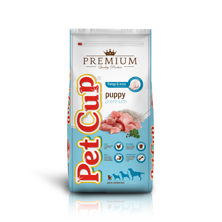 Pet Cup Puppy Premium - Ração para cachorros - Conceito Animal