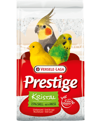 Areia Kristal Versele-Laga - areia mineral premium para aves de gaiola - Conceito Animal