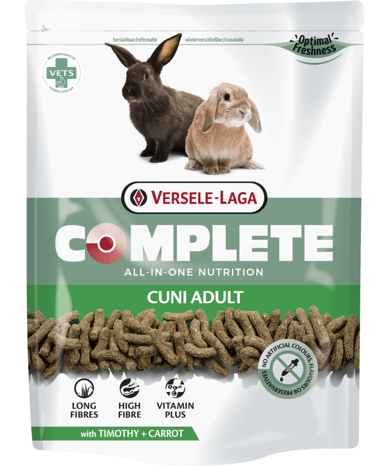 Cuni Adult Complete pellets extrudidos para coelhos adultos Versele-Laga - Conceito Animal