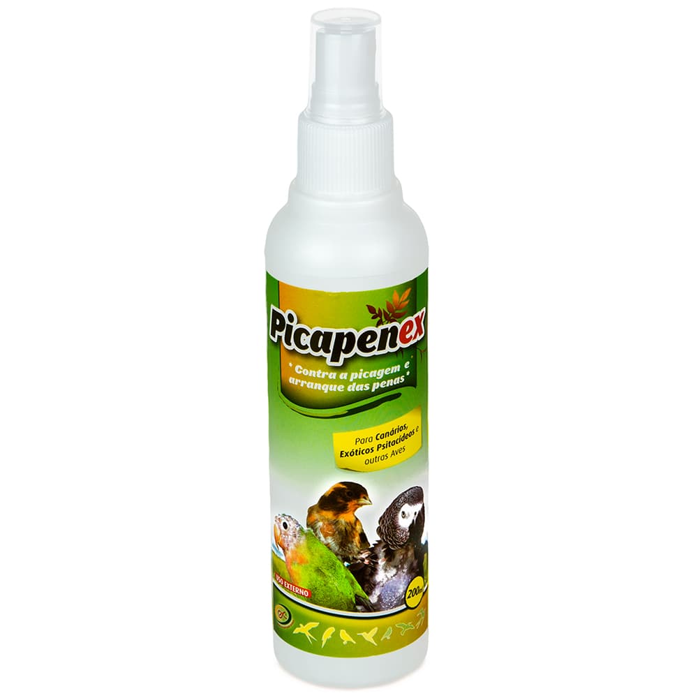 Picapenex - suplemento contra a picagem de penas em aves de gaiola - Conceito Animal
