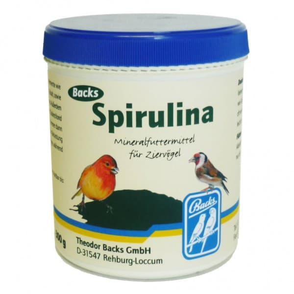 Backs Spirulina - Suplemento natural de spirulina para aves - Conceito Animal