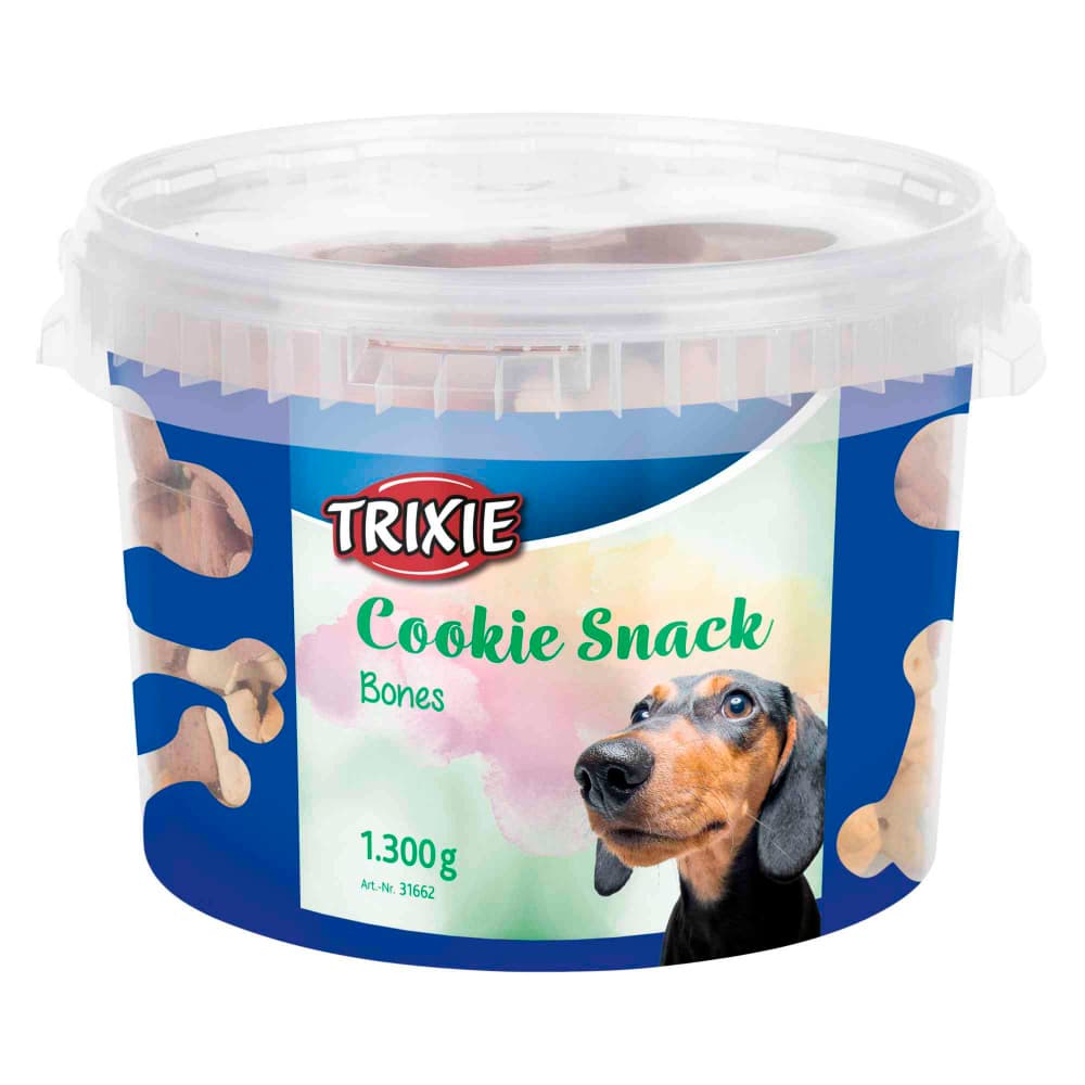 Trixie Cookie Snack Bones biscoitos crocantes em forma de osso para cães - Conceito Animal