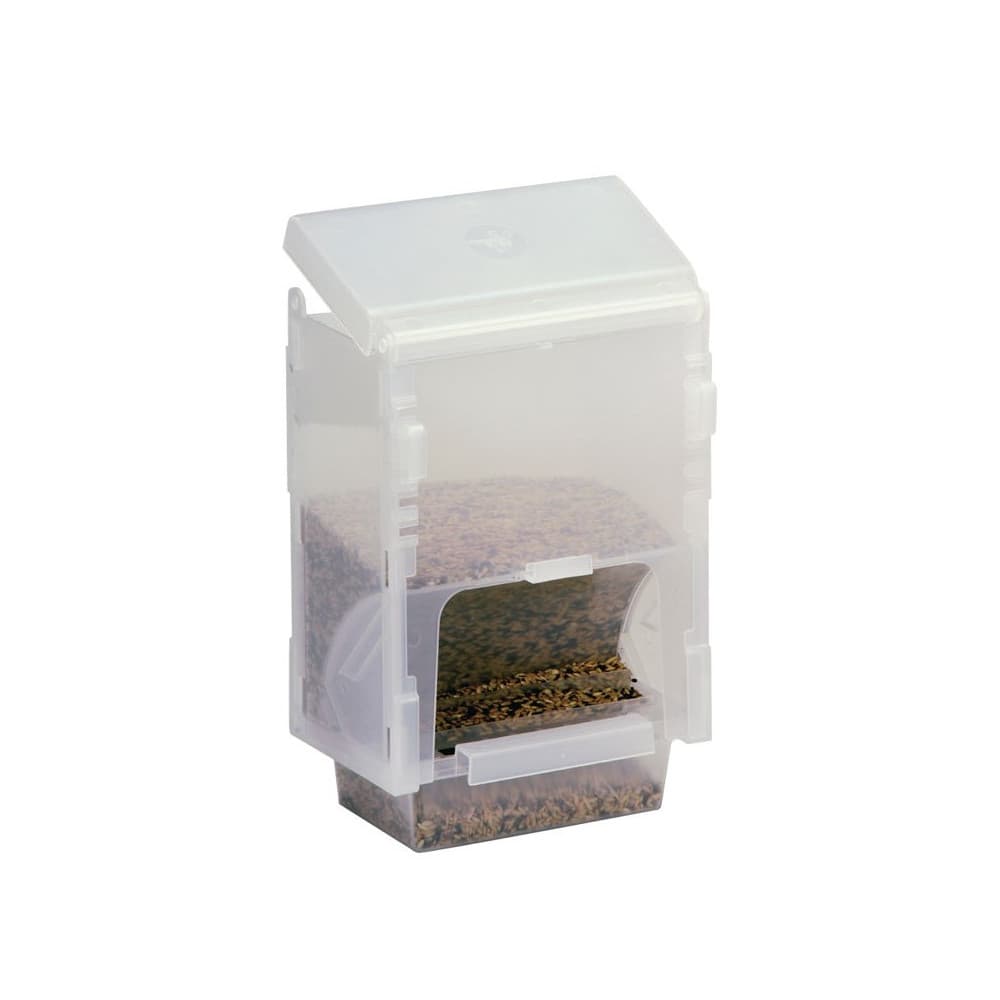 Dispensador Alimento Eco 2GR para aves de gaiola - Acessório anti-desperdício da marca italiana 2GR - Conceito Animal