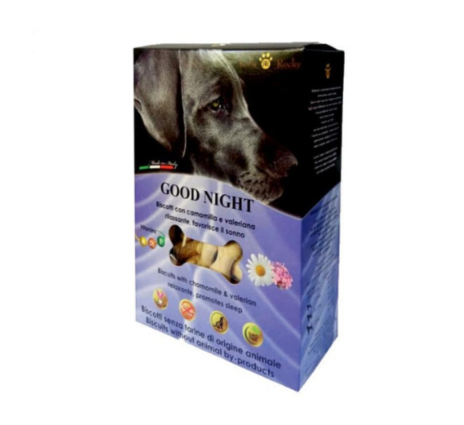 Snack Rolls Rocky GoodNight Valeriana - biscoito calmante natural com valeriana para cães ansiosos - Conceito Animal