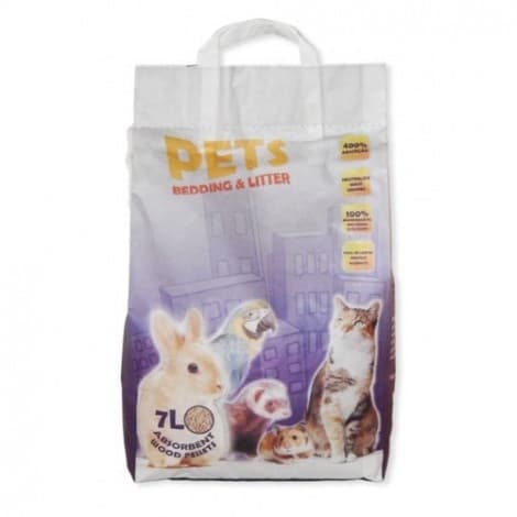 Pets Bedding Litter - substrato absorvente e cama confortável para gaiolas de hamsters, gerbos, ratos e pequenos roedores