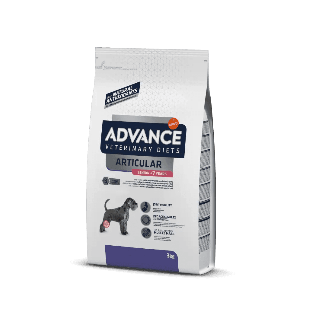 Advance VET Articular Senior Cão - Ração veterinária para cães séniores com problemas articulares - Conceito Animal