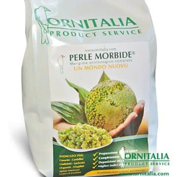 Ornitalia Perle Morbide - Alimento extrudido macio para canários e exóticos - Conceito Animal