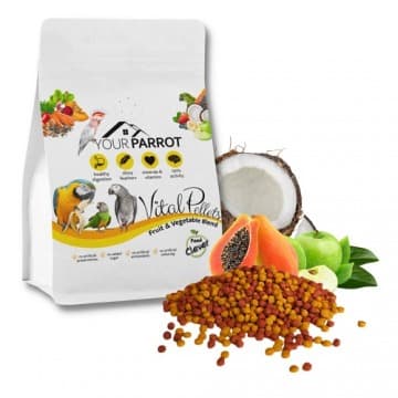 Your Parrot Vital Pellets Fruit & Vegetable Blend para papagaios - Conceito Animal