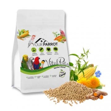 Your Parrot Vital Pellets Herbal Blend para papagaios - Conceito Animal