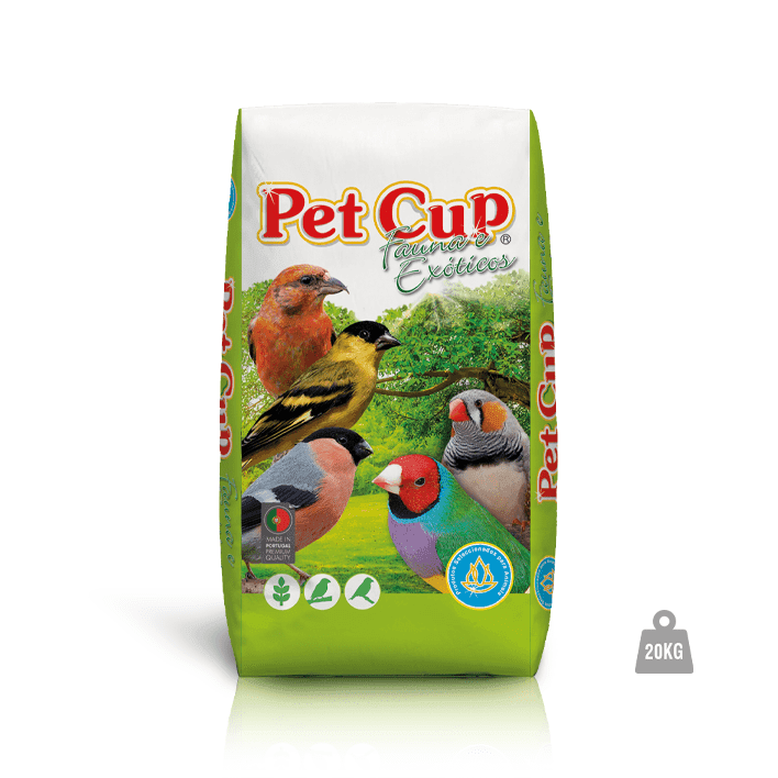 Pet Cup Exótico Breeding Premium - Mistura de sementes para aves exóticas em reprodução - Conceito Animal