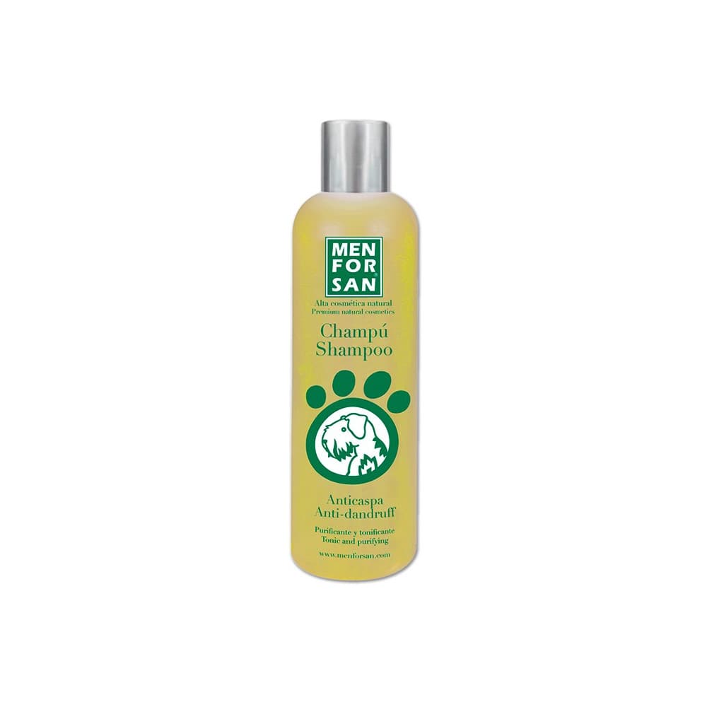 Menforsan Champô Anticaspa Cão - champô dermatológico para caspa, seborreia e descamação canina - Conceito Animal