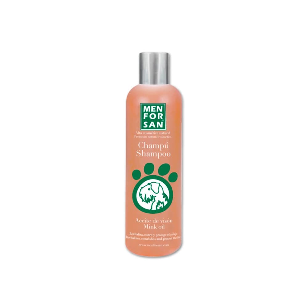Menforsan Champô Óleo de Vison - champô protetor premium para cães com pelo brilhante e nutrido - Conceito Animal