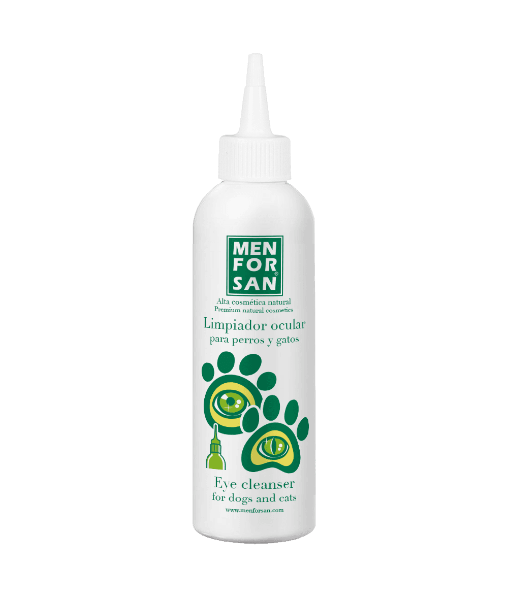 Men For San Limpador Ocular - loção higiénica para cães e gatos com extractos calmantes - Conceito Animal