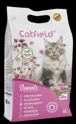 Catfield Pro Elements Talco areia aglomerante gatos premium - Conceito Animal