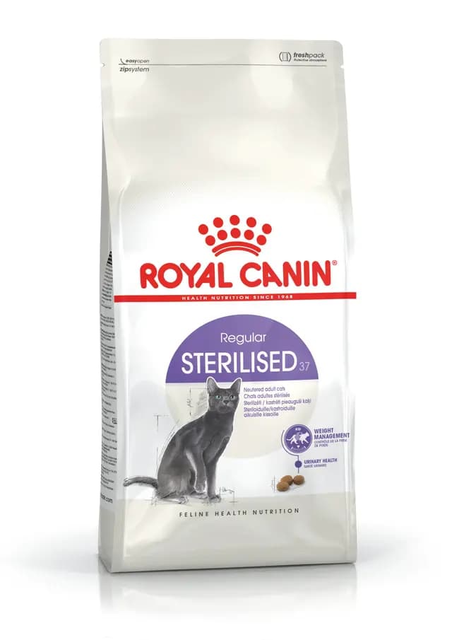 Royal Canin Sterilised 37 Gato Esterilizado - ração seca premium para felinos adultos - Conceito Animal